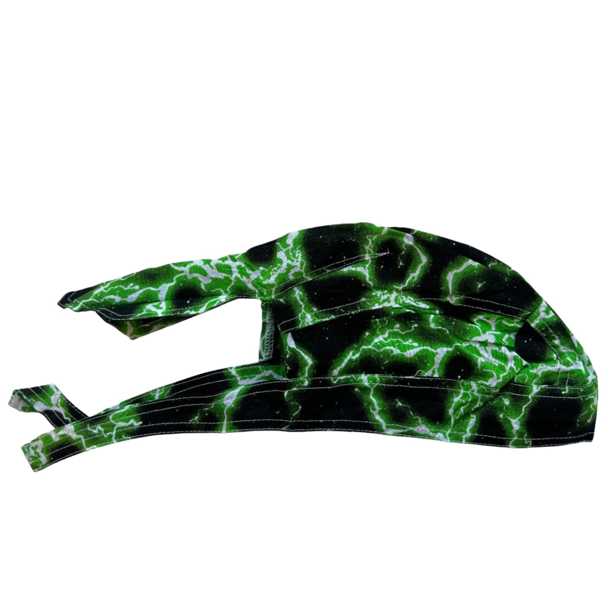 Rasco Green Lightning Doo Rag  - FRONT