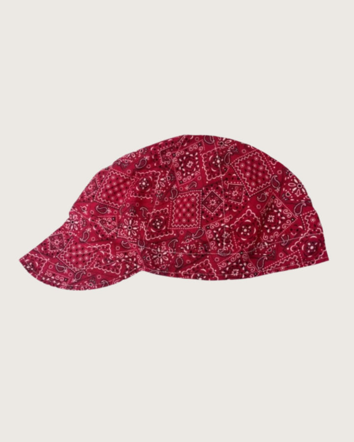 Rasco Red Paisley Welding Cap (CLOSEOUT) - Rasco FR