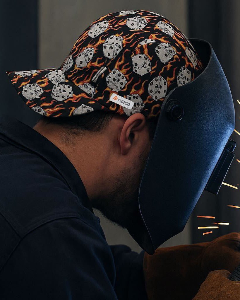 Rasco Welding Cap - Fire & Dice - Rasco FR