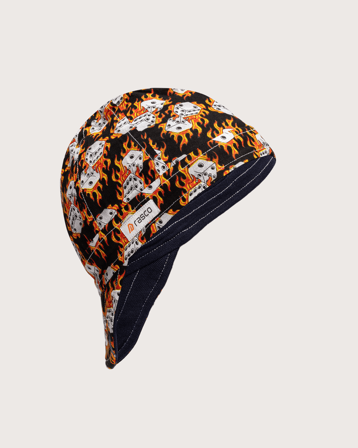 Rasco Welding Cap - Fire & Dice - Rasco FR