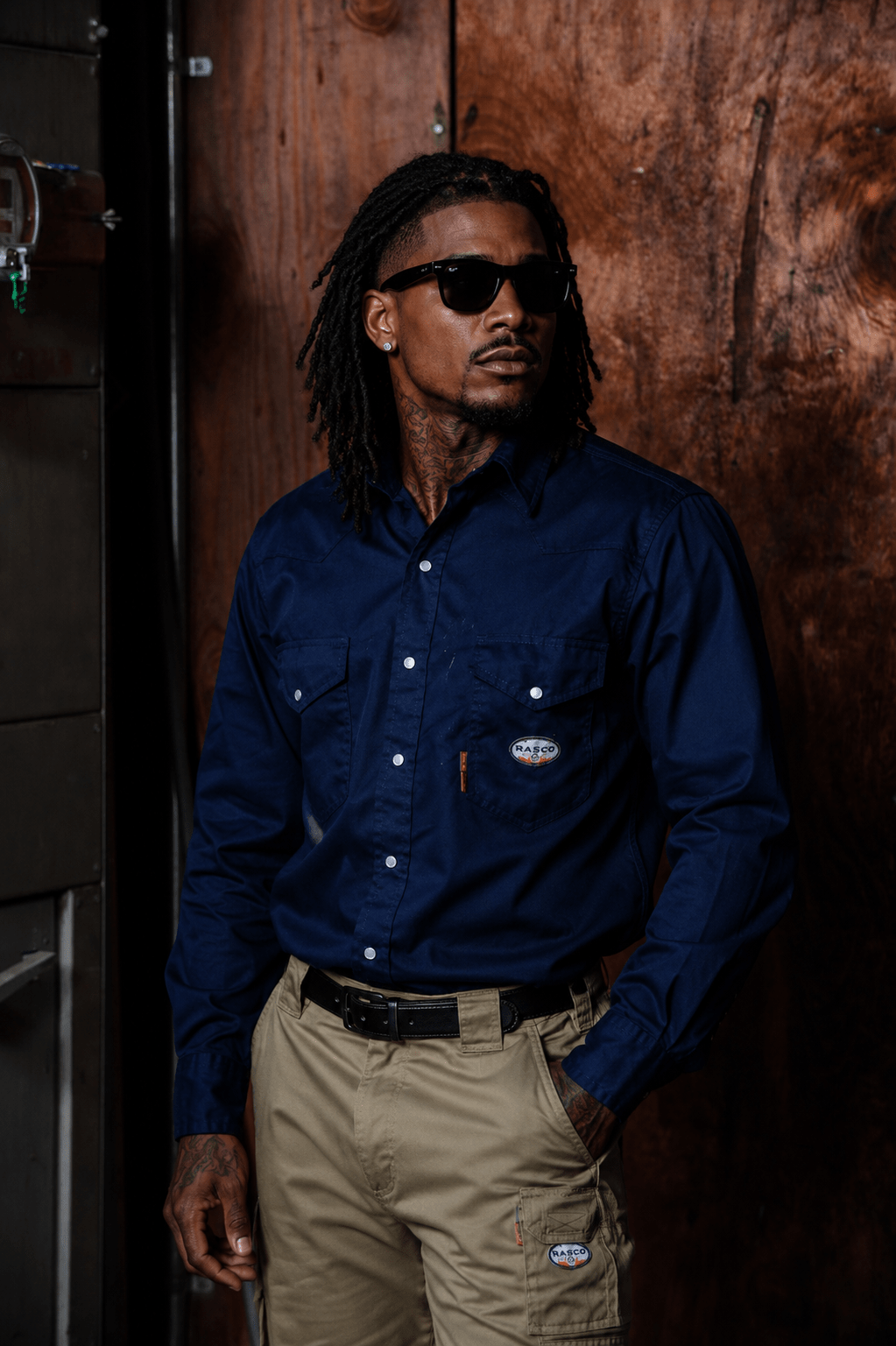 Retro FR Snap Shirt (Tarnished) - Rasco FR