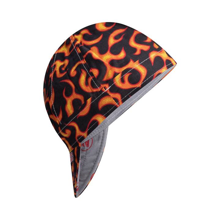 Retro Red Flames Welding Cap - Rasco FR