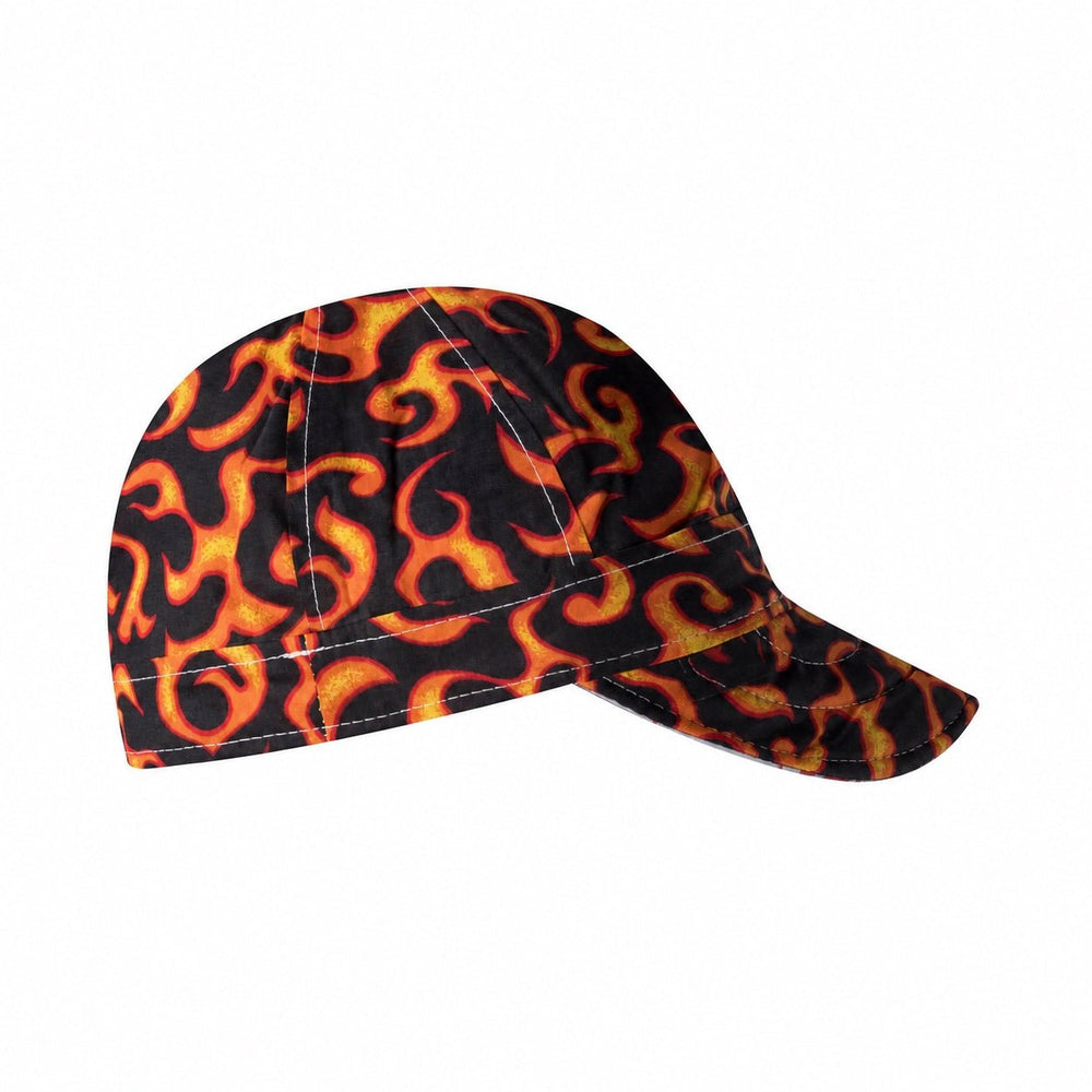 Retro Red Flames Welding Cap - Rasco FR