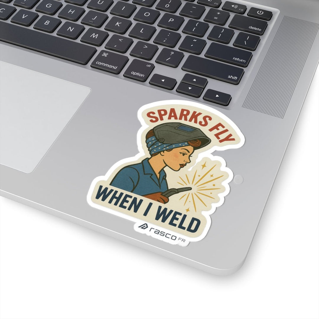 “Sparks Fly When I Weld” Sticker – Hot Metal - Rasco FR
