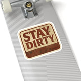 “Stay Dirty” Vinyl Sticker – Rasco Tough, Worksite Approved - Rasco FR