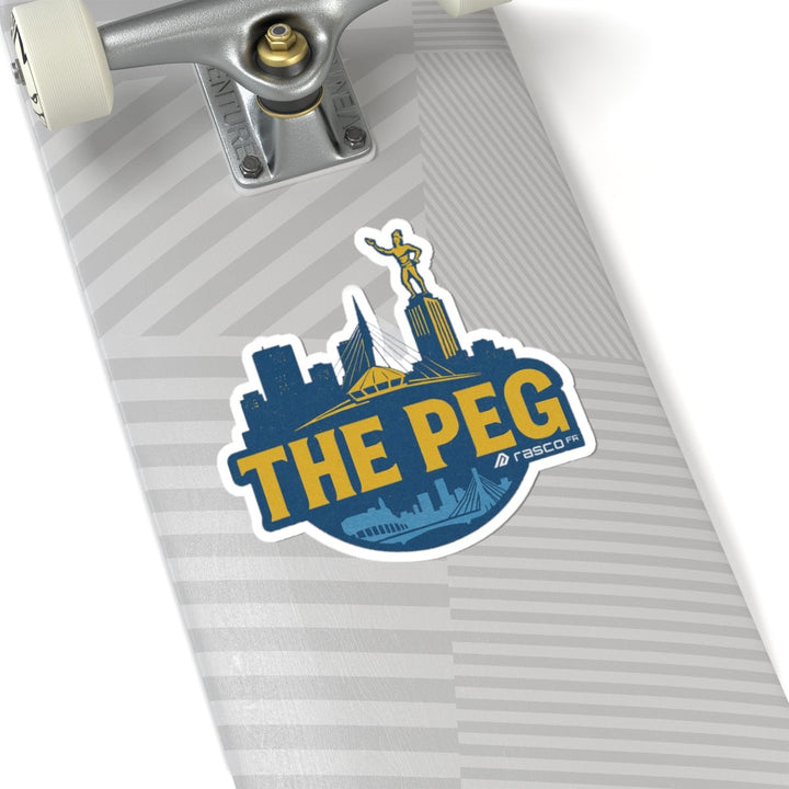 “The Peg” Vinyl Sticker – Tough as Winter, Loyal as Home - Rasco FR