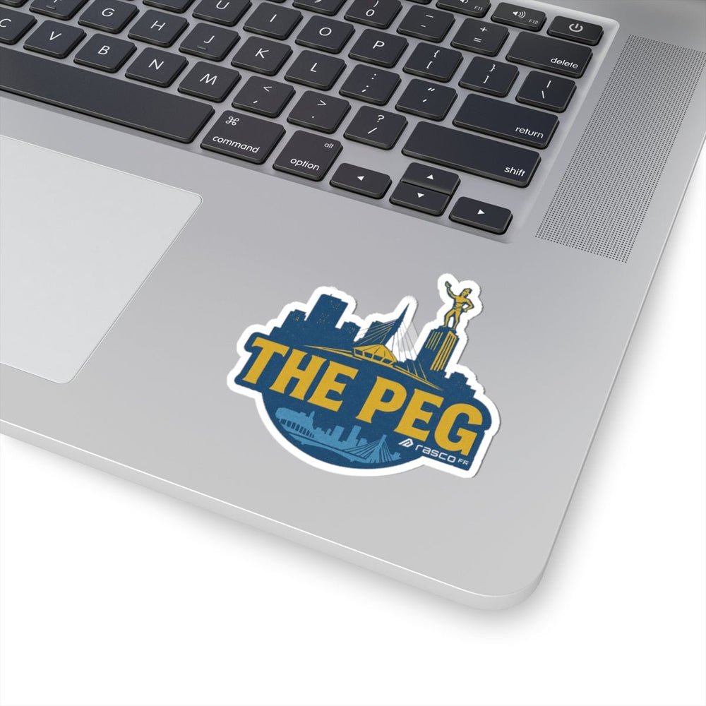 “The Peg” Vinyl Sticker – Tough as Winter, Loyal as Home - Rasco FR