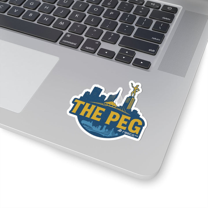 “The Peg” Vinyl Sticker – Tough as Winter, Loyal as Home - Rasco FR