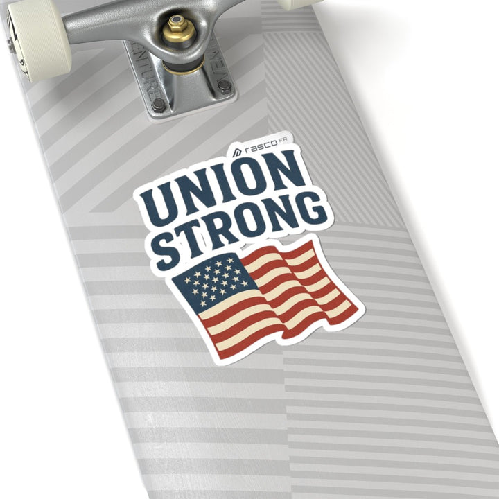 “Union Strong” Vinyl Sticker – Built Together, Built to Last - Rasco FR