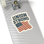 “Union Strong” Vinyl Sticker – Built Together, Built to Last - Rasco FR