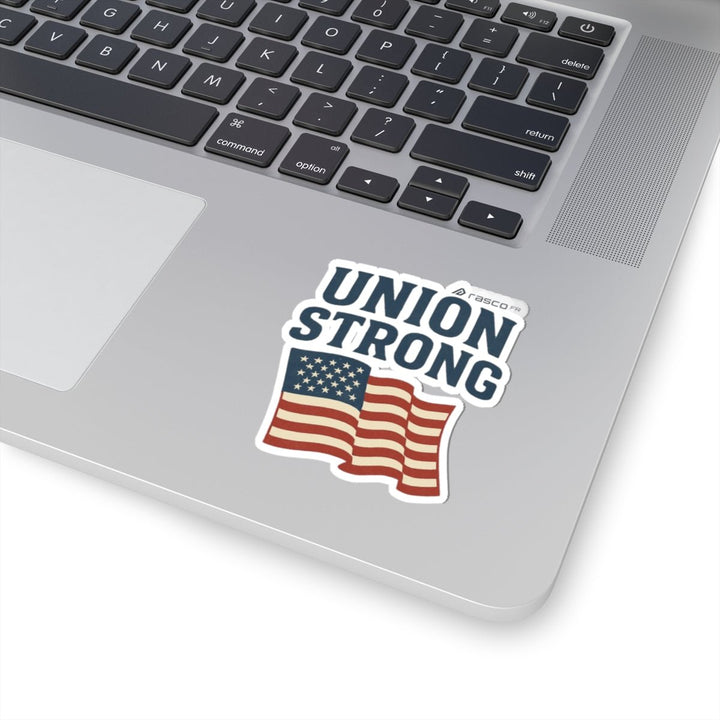 “Union Strong” Vinyl Sticker – Built Together, Built to Last - Rasco FR