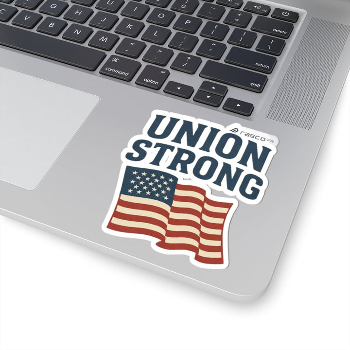 “Union Strong” Vinyl Sticker – Built Together, Built to Last - Rasco FR