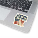 “Union Strong” Vinyl Sticker – Built Together, Built to Last - Rasco FR