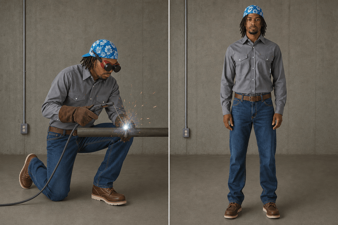 Welding Cap - Blue Hawaiian - Rasco FR