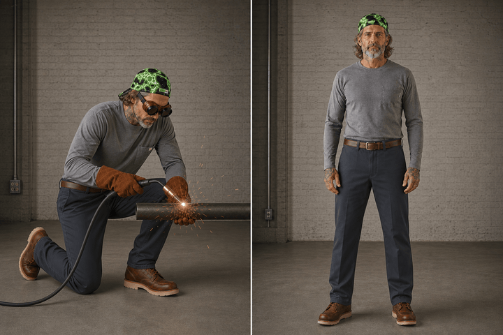 Welding Cap - Green Lightning - Rasco FR