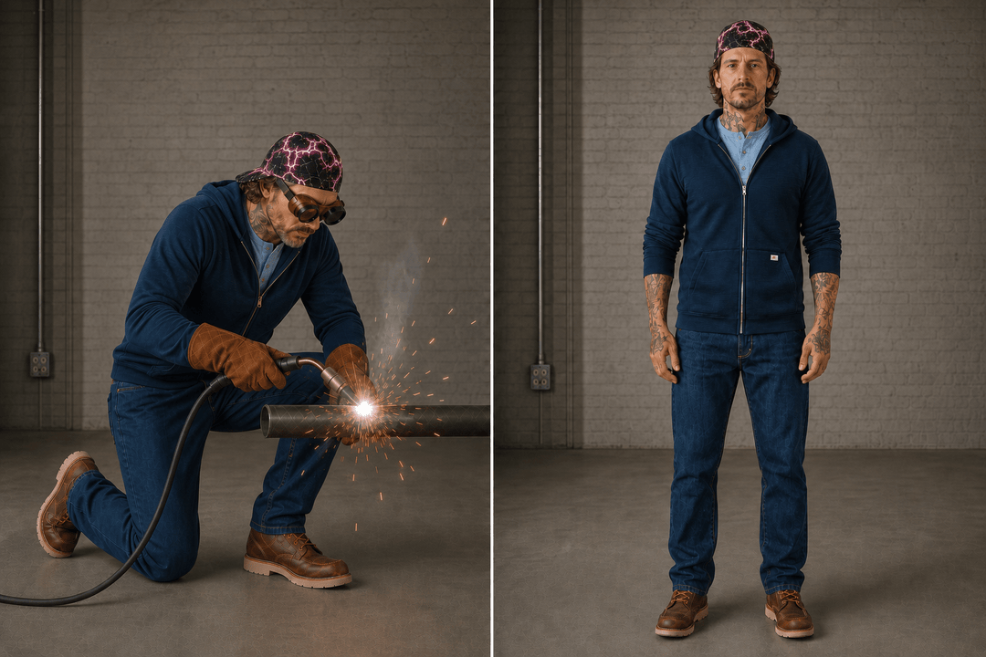 Welding Cap - Purple Lightning - Rasco FR
