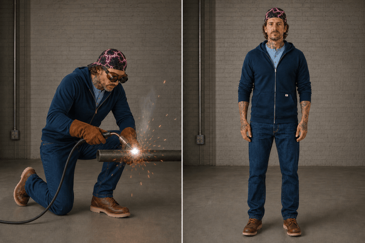 Welding Cap - Purple Lightning - Rasco FR
