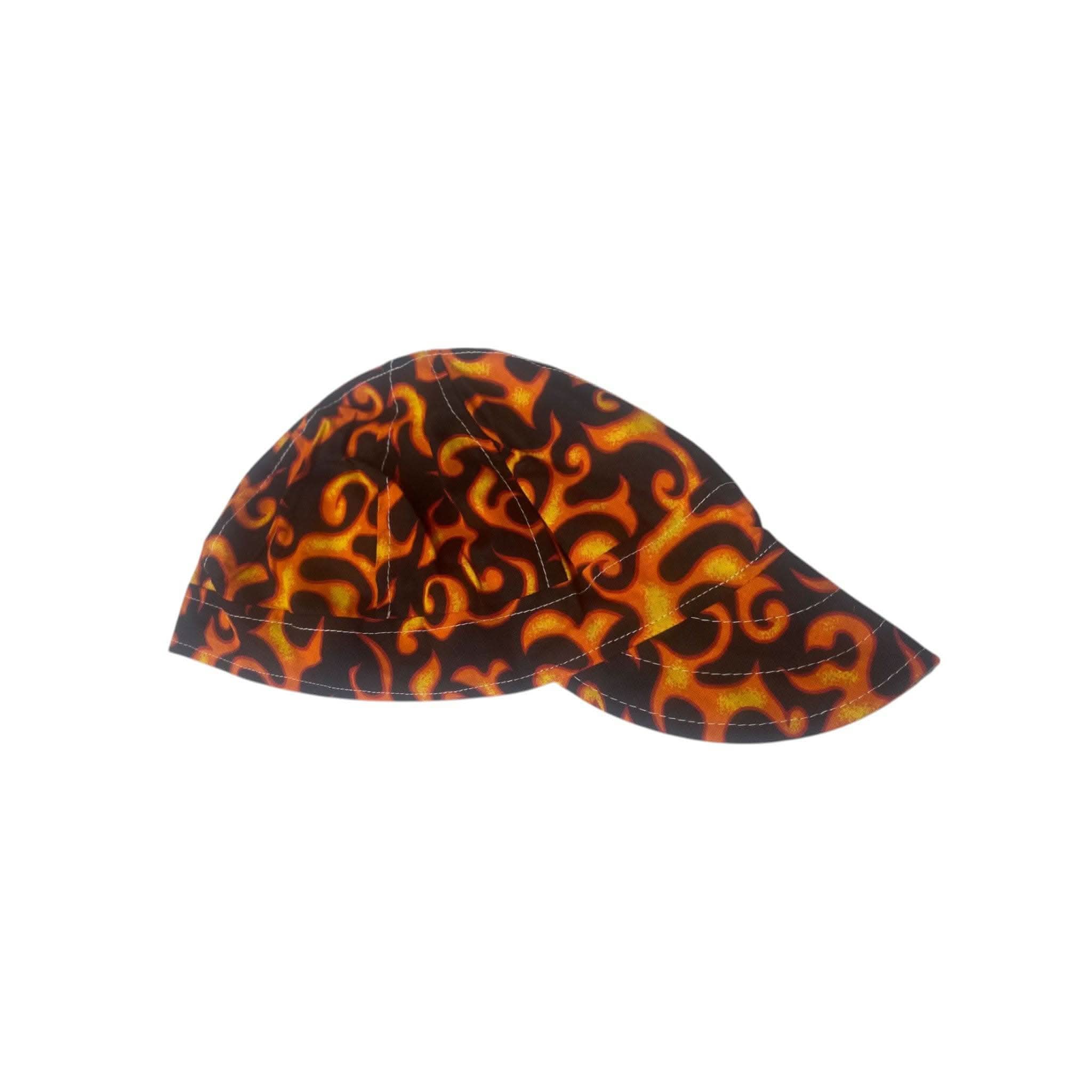 Welding Cap - Red Flames (CLOSEOUT) - Rasco FR