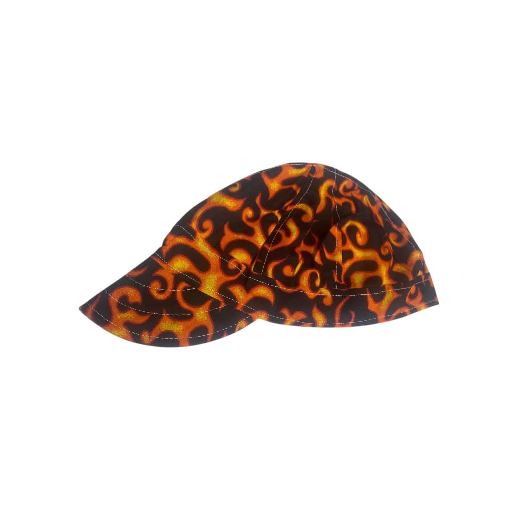 Welding Cap - Red Flames (CLOSEOUT) - Rasco FR