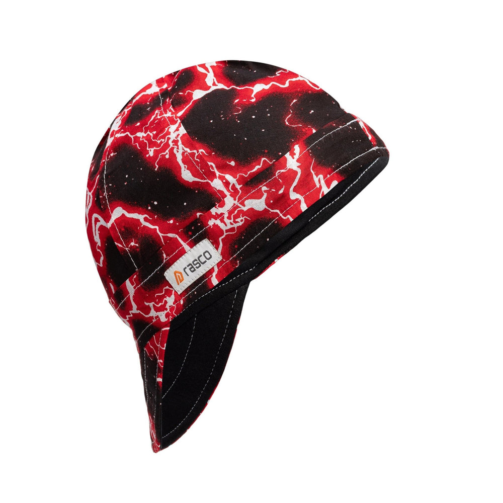 Welding Cap - Red Lightning - Rasco FR