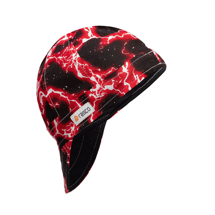 Welding Cap - Red Lightning - Rasco FR