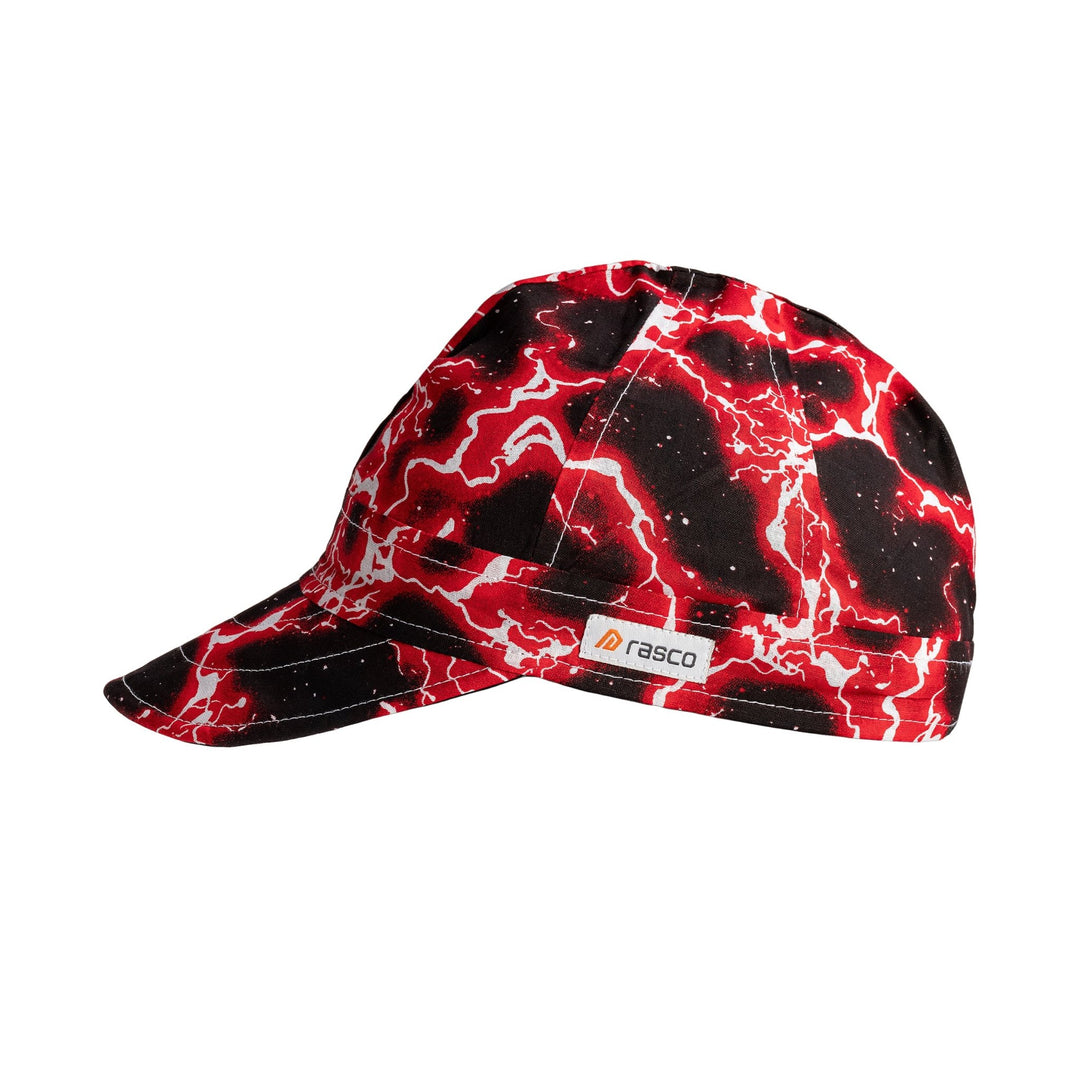 Welding Cap - Red Lightning - Rasco FR