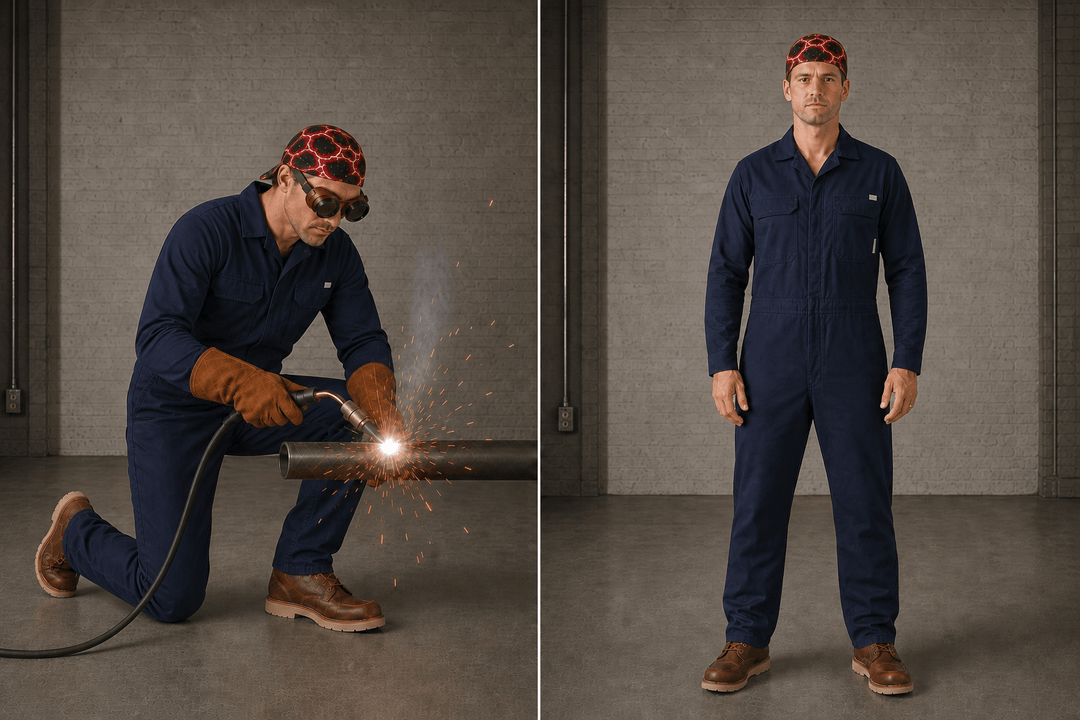 Welding Cap - Red Lightning - Rasco FR