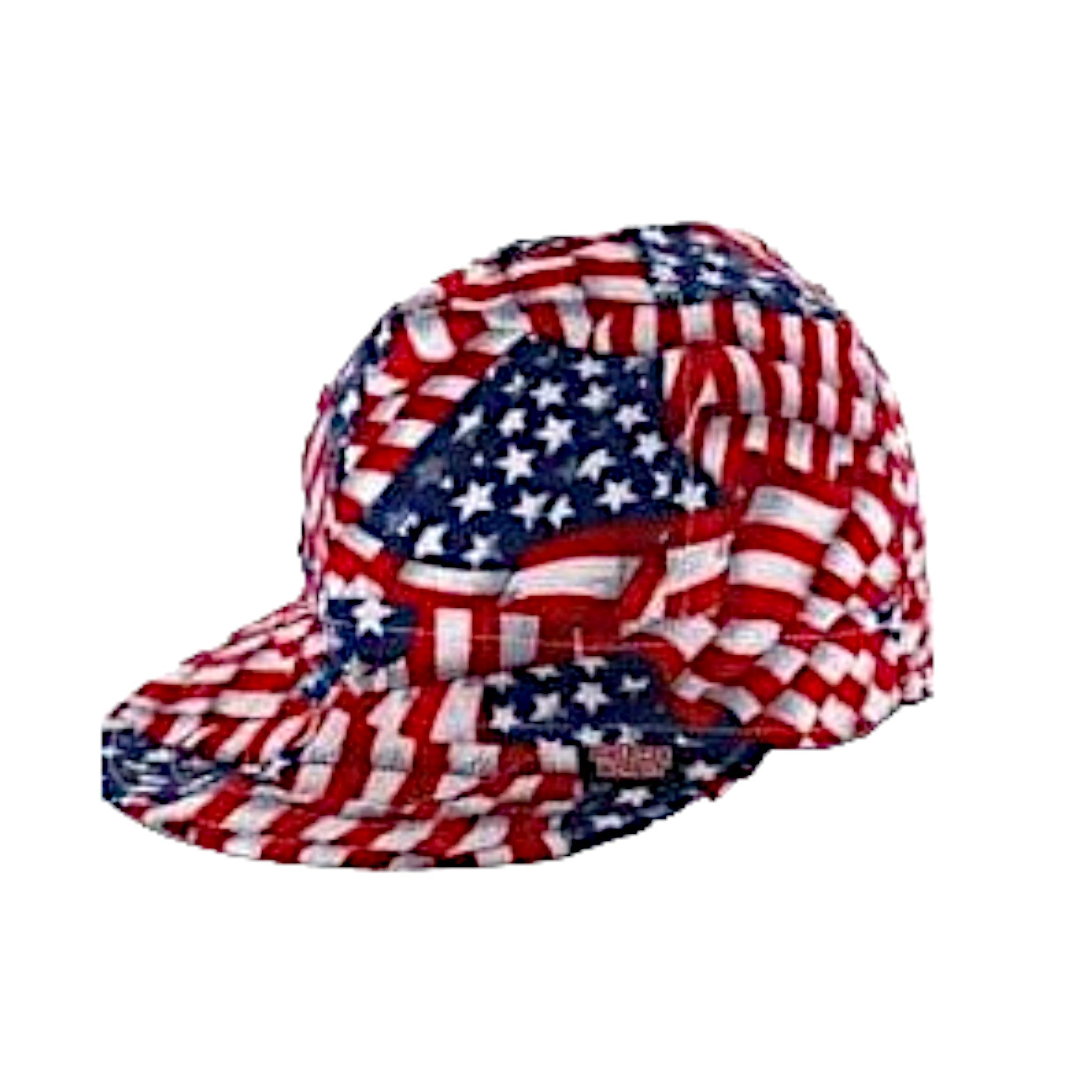 Rasco USA Flag Welding Cap, 6 Panel, Low Crown, Reversible SIDE