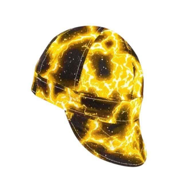 Welding Cap - Yellow Lightning