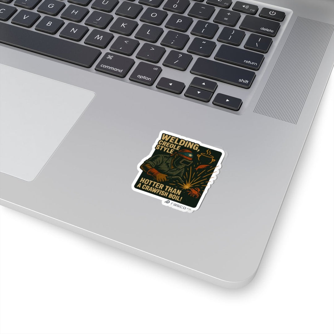 “Welding: Creole - Style with Crawfish Heat” Sticker – Spice, Steel, & Grit - Rasco FR