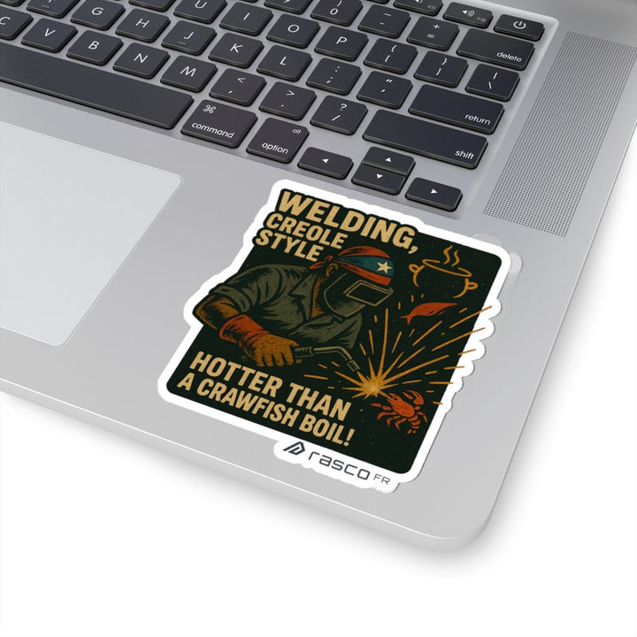 “Welding: Creole - Style with Crawfish Heat” Sticker – Spice, Steel, & Grit - Rasco FR