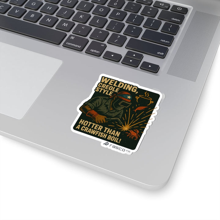 “Welding: Creole - Style with Crawfish Heat” Sticker – Spice, Steel, & Grit - Rasco FR