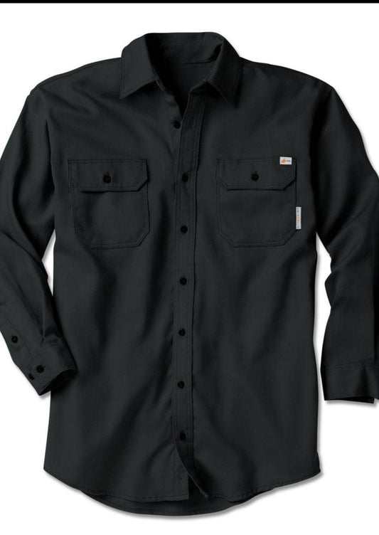 FR GlenGuard Uniform Shirt - Black (CLOSEOUT) - Rasco FR