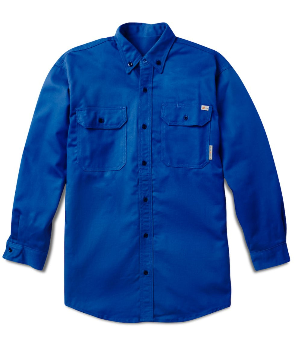 FR GlenGuard Uniform Shirt- Cool Blue (CLOSEOUT) - Rasco FR
