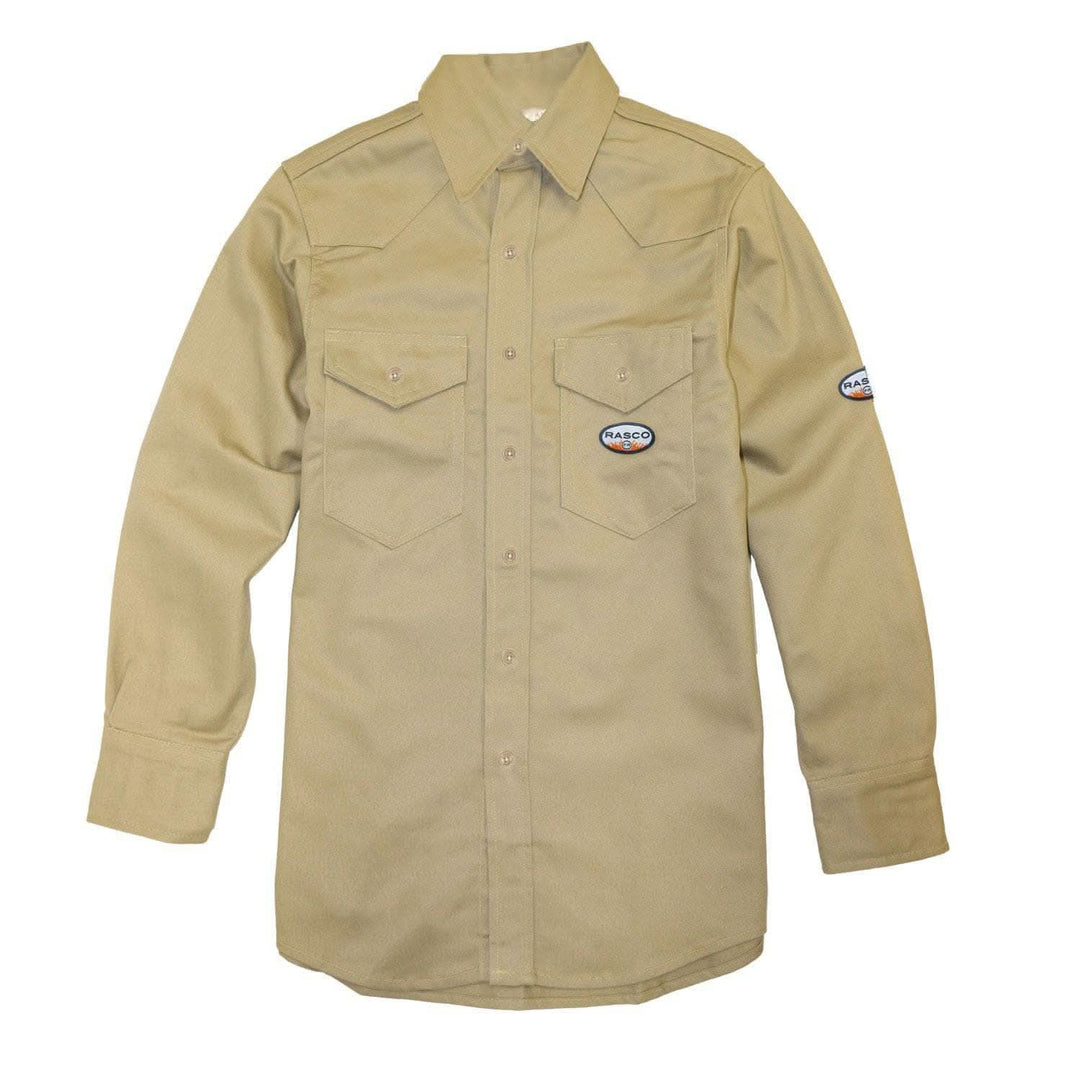FR Khaki Heavyweight Shirt (CLOSEOUT) - Rasco FR