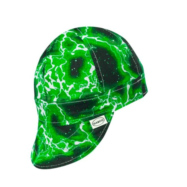 Non-FR Welding Cap - Green Lightning - Rasco FR