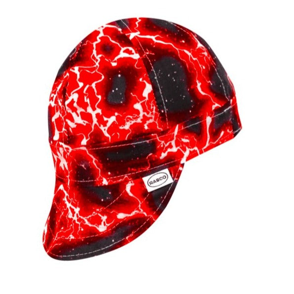 Non-FR Welding Cap - Red Lightning - Rasco FR